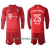 FC Bayern München Thomas Muller 25 Hjemme 2021-22 - Barn Langermet Draktsett
